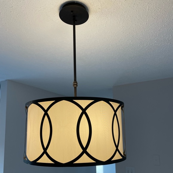 Elegant Drop Dining Room Light Fixture for sale! - Picture 4 of 5